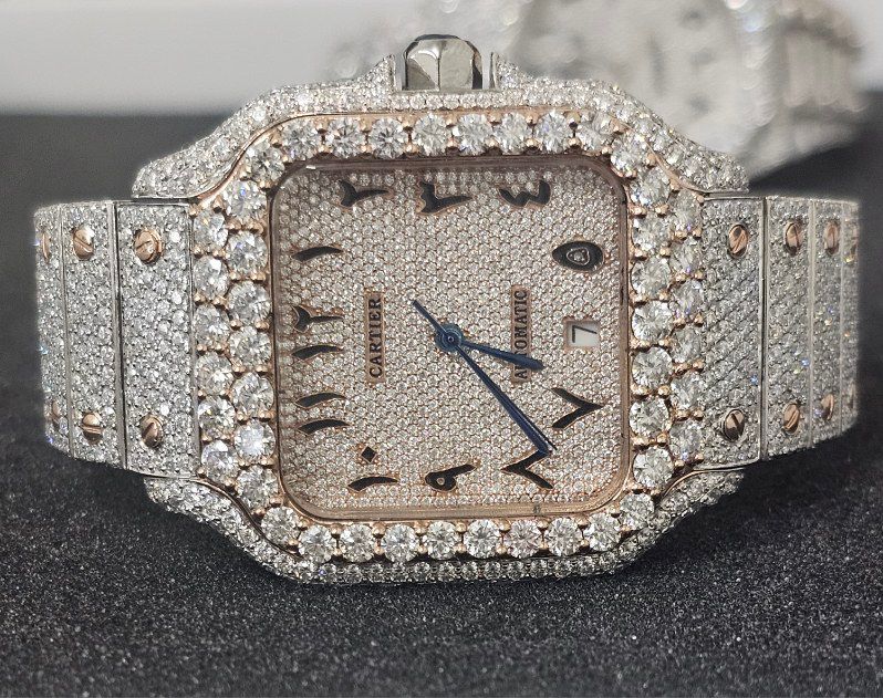 Cartier Santos bust down watches | Hip Hop watch