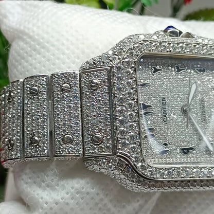 Cartier Santos bust down watches | Hip Hop watch