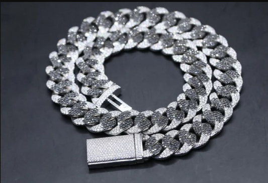 Iced out cuban link chain